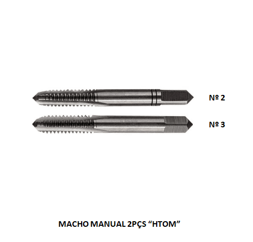 MACHO MANUAL UNC - 03.96 - 5/32 X 32 - 2PCS HTOM