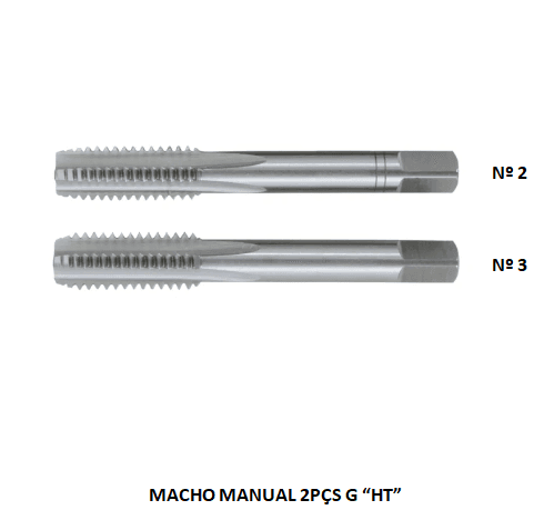 MACHO MANUAL UNC - 09.52 - 3/8 X 16 - 2PCS HT