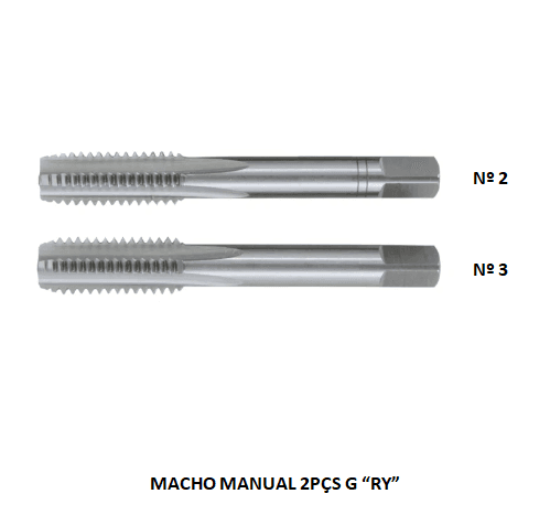 MACHO MANUAL UNC - 15.87 - 5/8 X 11 - 2PCS RY**