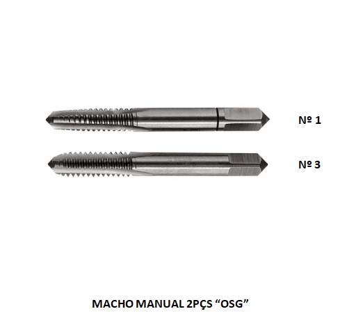 MACHO MANUAL MF6.0 X 0.50 2PCS OSG M06