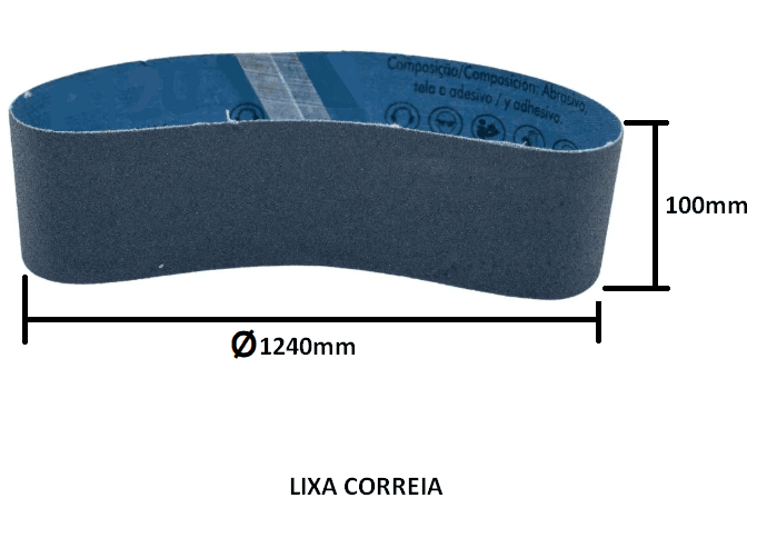 LIXA CORREIA 1284X070 #0150