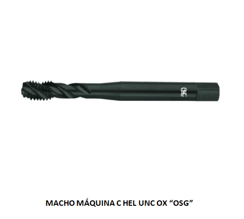 MACHO MAQ C HEL UNC 09.52 - 3/8 X 16 OX OSG