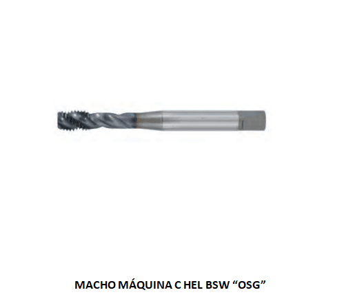 MACHO MAQ C HEL BSW 12.70 - 1/2 X 12 OSG