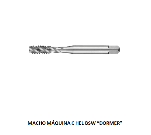 MACHO MAQ C HEL BSW 14.28 - 9/16 X 12 DORMER