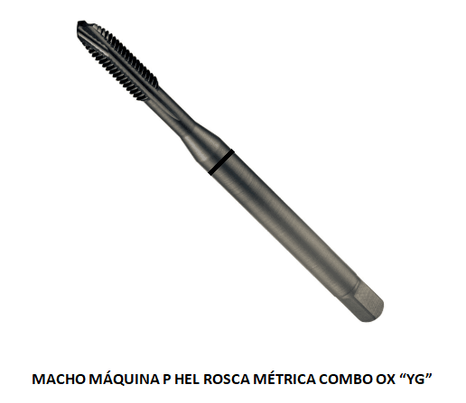 MACHO MAQ P HEL M06.0 X 1.00 COMBO OX YG-1**