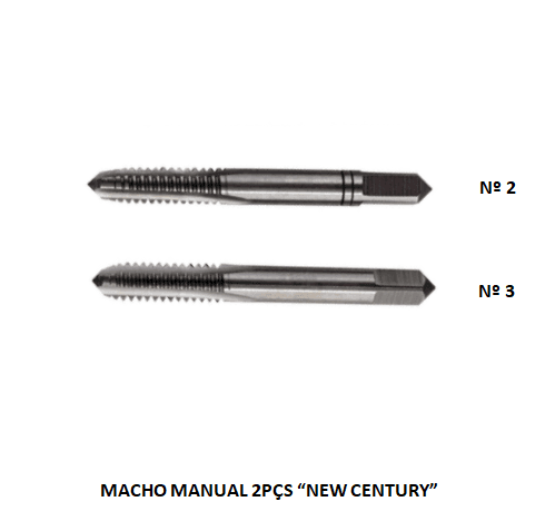 MACHO MANUAL M02.0 X 0.40 2PCS NC