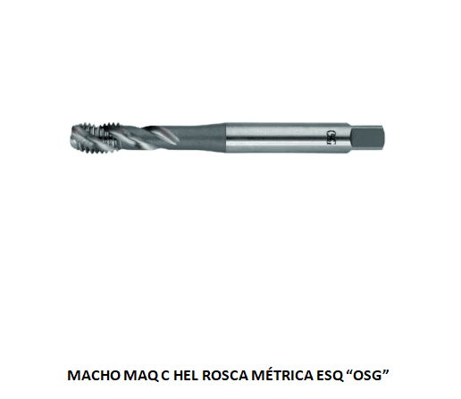 MACHO MAQ C HEL M06.0 X 1.00 ESQUERDO LH OSG