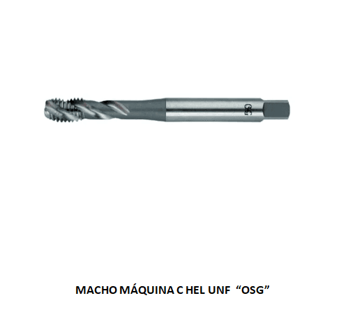 MACHO MAQ C HEL UNF 22.22 - 7/8 X 14 OSG
