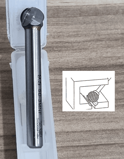 LIMA ROT MD SD - 09.50 X 08.00 X 052 - H06 - SD-3MNF ALU