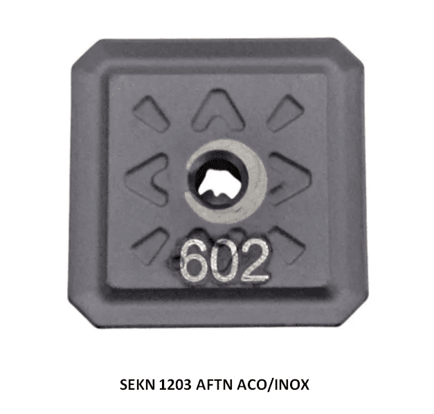 PASTILHA DE VIDEA INSERTO - SEKN 1203 AFTN ACO/INOX