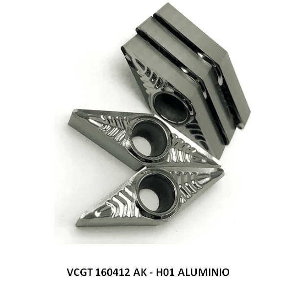 PASTILHA DE VIDEA INSERTO - VCGT 160412 AK - H01 ALU