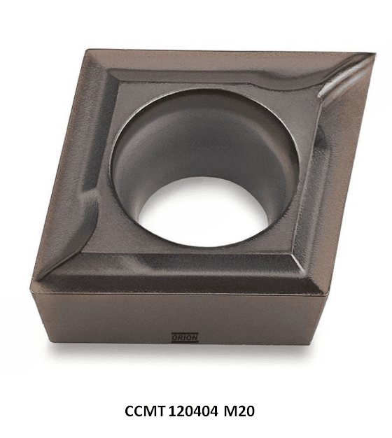 PASTILHA DE VIDEA INSERTO TORNEAMENTO - CCMT 120404 M20