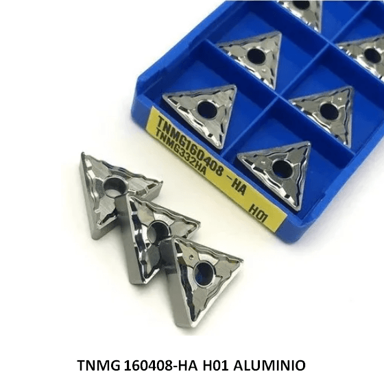 PASTILHA DE VIDEA INSERTO - TNMG 160408-HA H01 ALUMINIO