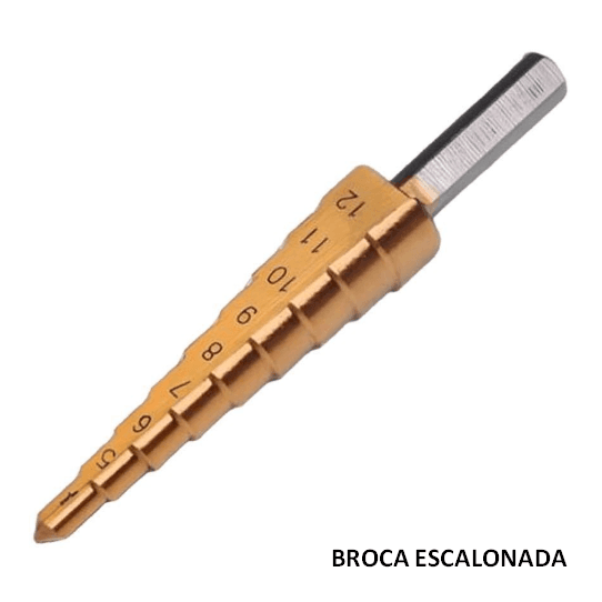BROCA ESCALONADA 4-12 ROCAST