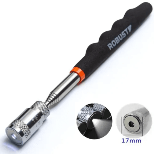 PEGADOR MAGNETICO TELESCOPICO COM IMA E LED S38100619