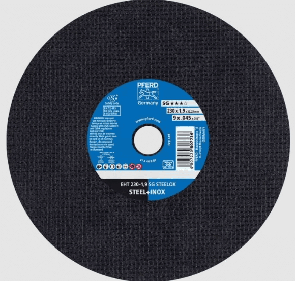 DISCO DE CORTE 09" 230X1.9X22.23 ETH SG STEELOX