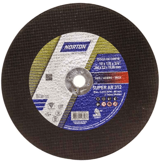 DISCO DE CORTE 10" 254X3.2X25.40 AR312