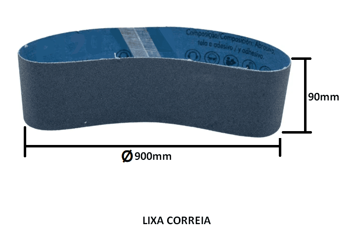 LIXA CORREIA 0900X090 #0080*