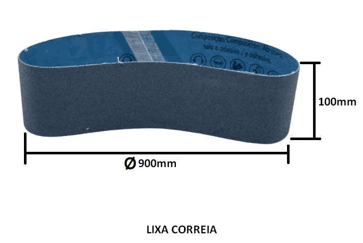 LIXA CORREIA 0900X100 #0024
