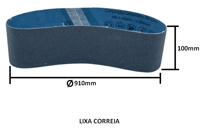 LIXA CORREIA 0910X100 #0060*