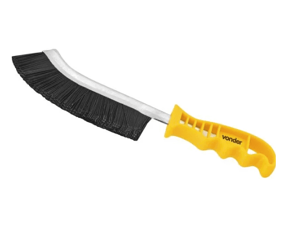 ESCOVA MANUAL DE NYLON CURVA