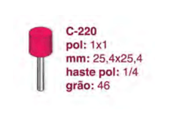 PONTA MONTADA C220 - 25X25
