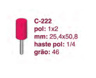 PONTA MONTADA C222 - 25X50