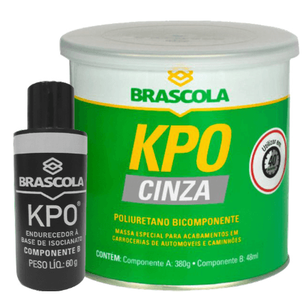 ADESIVO POLIURETANO BICOMPONENTE KPO CINZA 380GR + 60GR