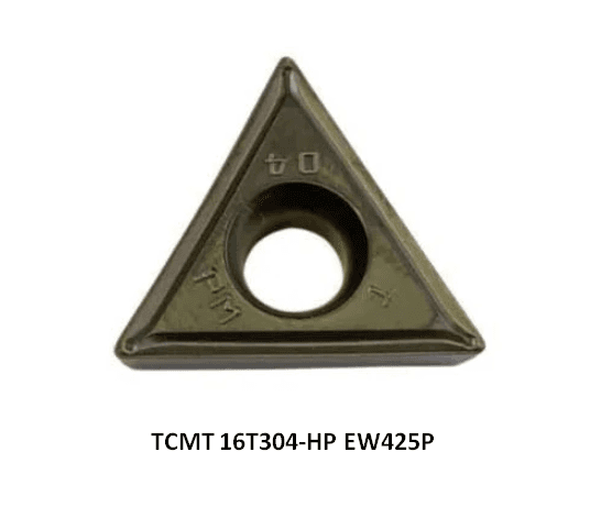 PASTILHA DE VIDEA INSERTO - TCMT 16T304-HP EW425P