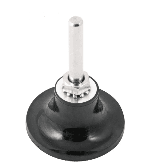 SUPORTE LIXA TUBO DISCO 2" COM HASTE