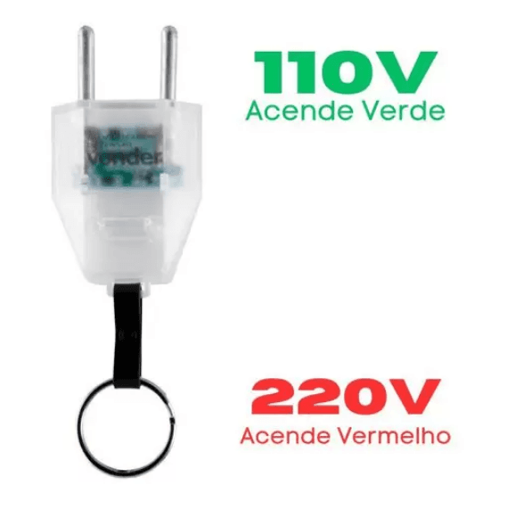 IDENTIFICADOR DE TENSAO 110/220 VONDER TIPO PLUGUE