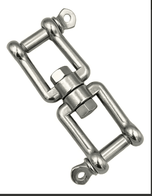 DESTORCEDOR INOX MANILHA DUPLA*