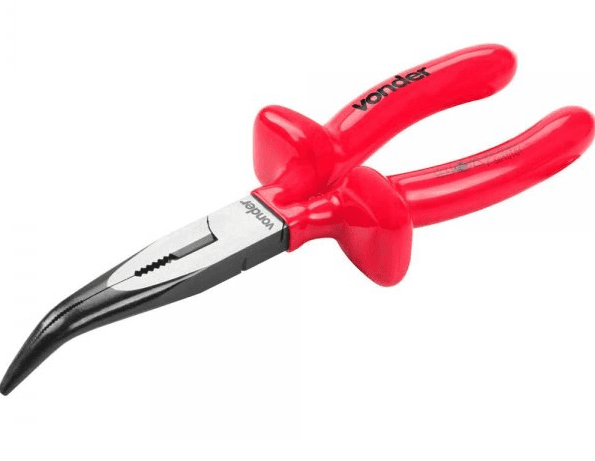ALICATE MEIA CANA BICO CURVO 8" ISOLADO 1000V - VONDER