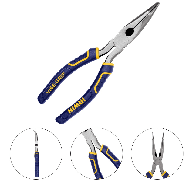 ALICATE MEIA CANA BICO CURVO 8" - IRWIN