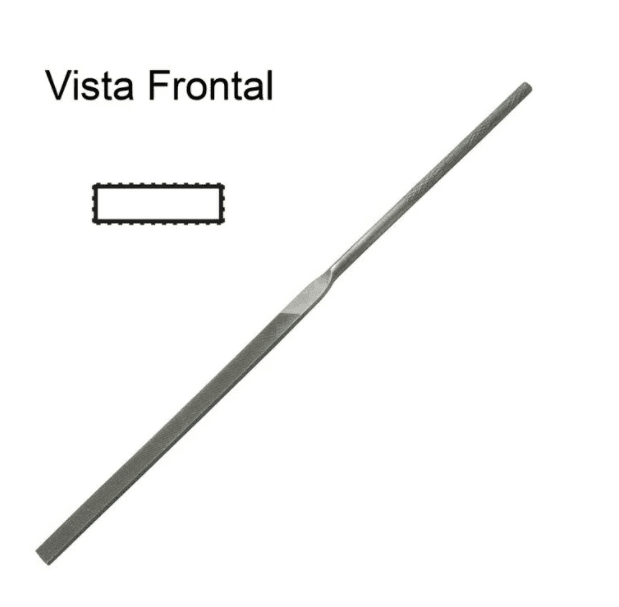 LIMA AGULHA BASTARDA CHATA 2401 - 160MM