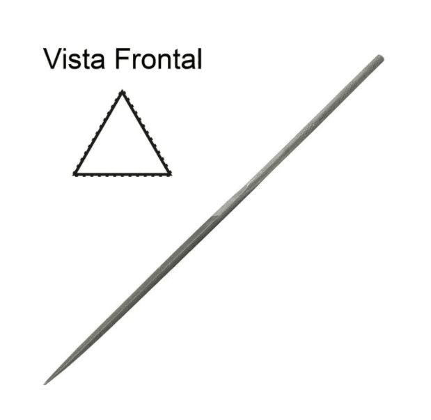 LIMA AGULHA BASTARDA TRIANGULAR 2407-160MM H0