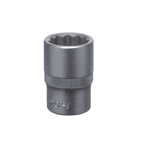 SOQUETE ESTRIADO POL 11.90MM ENC 1/4 X 15/32"