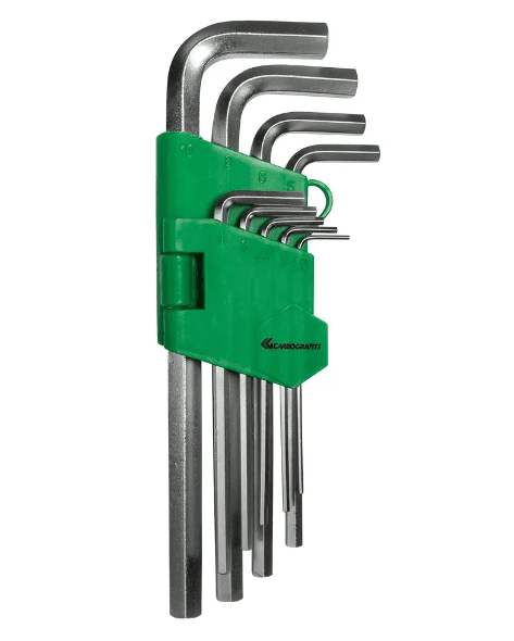JG CHAVE ALLEN 1.50 A 10.00 MM LONGA - 09 PCS*
