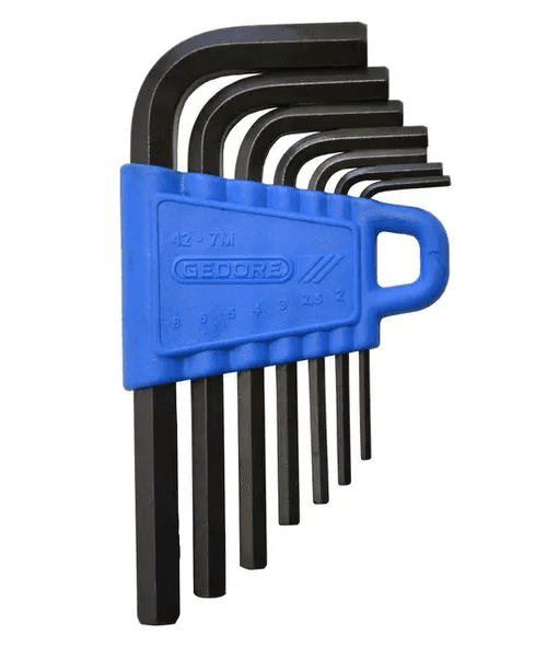 JG CHAVE ALLEN 2.00 A 08.00 MM CURTA - 07PCS