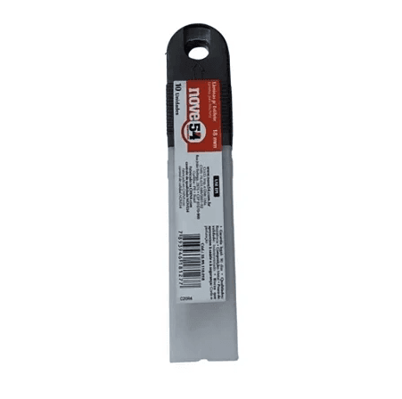LAMINA P/ ESTILETE 18MM 10PCS NOVE54