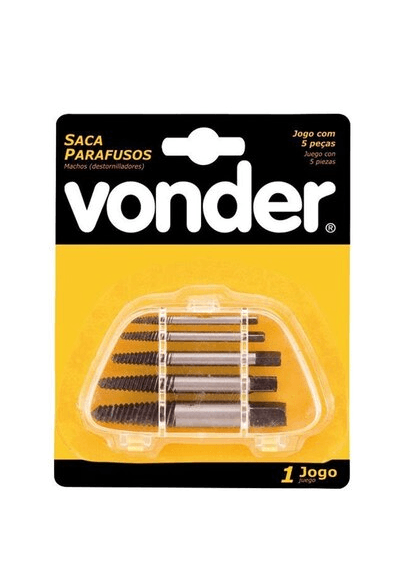 SACA PARAFUSOS C/5PCS 1-5 PARA PARAFUSOS DE 3 A 20MM