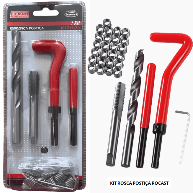 KIT ROSCA POSTICA M12 X 1.75