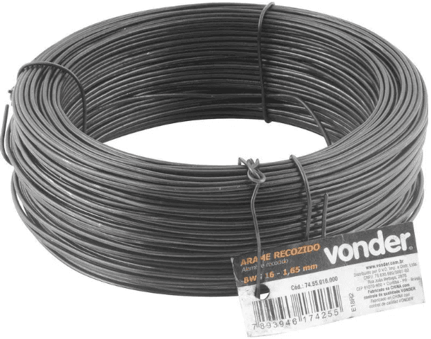 ARAME RECOZIDO BWG 16 - 1.65MM 1KG 59.6M
