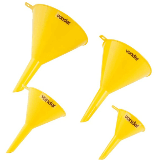 FUNIL USO GERAL AMARELO TAMANHOS VARIADOS