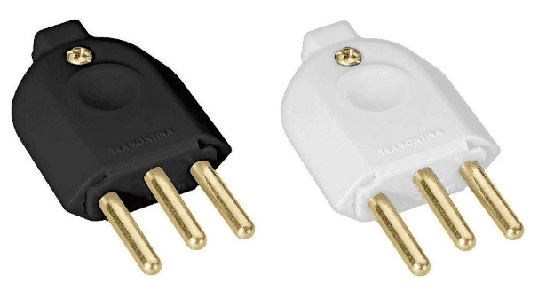PLUGUE MACHO 10A 250V 3 PINOS 57402/103