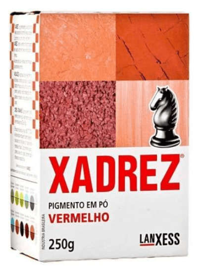 CORANTE PO XADREZ VERMELHO 250GR