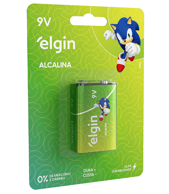 PILHA ALCALINA 9V C/1 - BATERIA