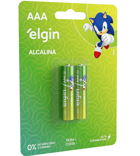 PILHA ALCALINA AAA C/2 - PALITO