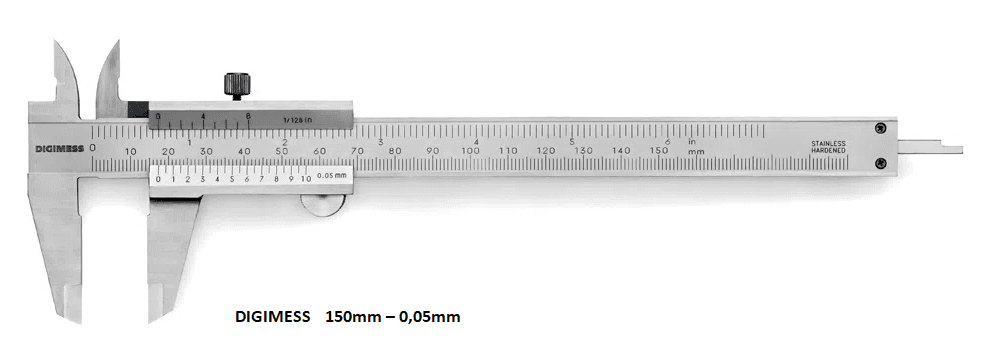 PAQUIMETRO UNIVERSAL 150MM - 100.001A  INOX