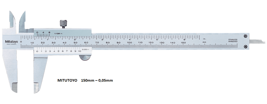 PAQUIMETRO UNIVERSAL 150MM 530-104-BR 150/6"